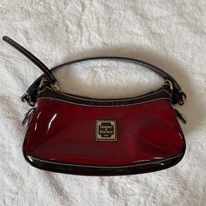 Dooney & Bourke mini red zip top bag